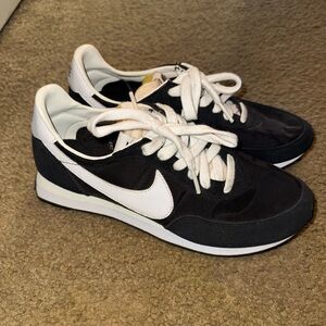 Nike Black and White Waffle Sneakers
